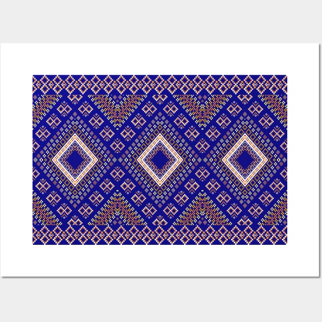 beautiful fabric pattern Wall Art by noke pattern